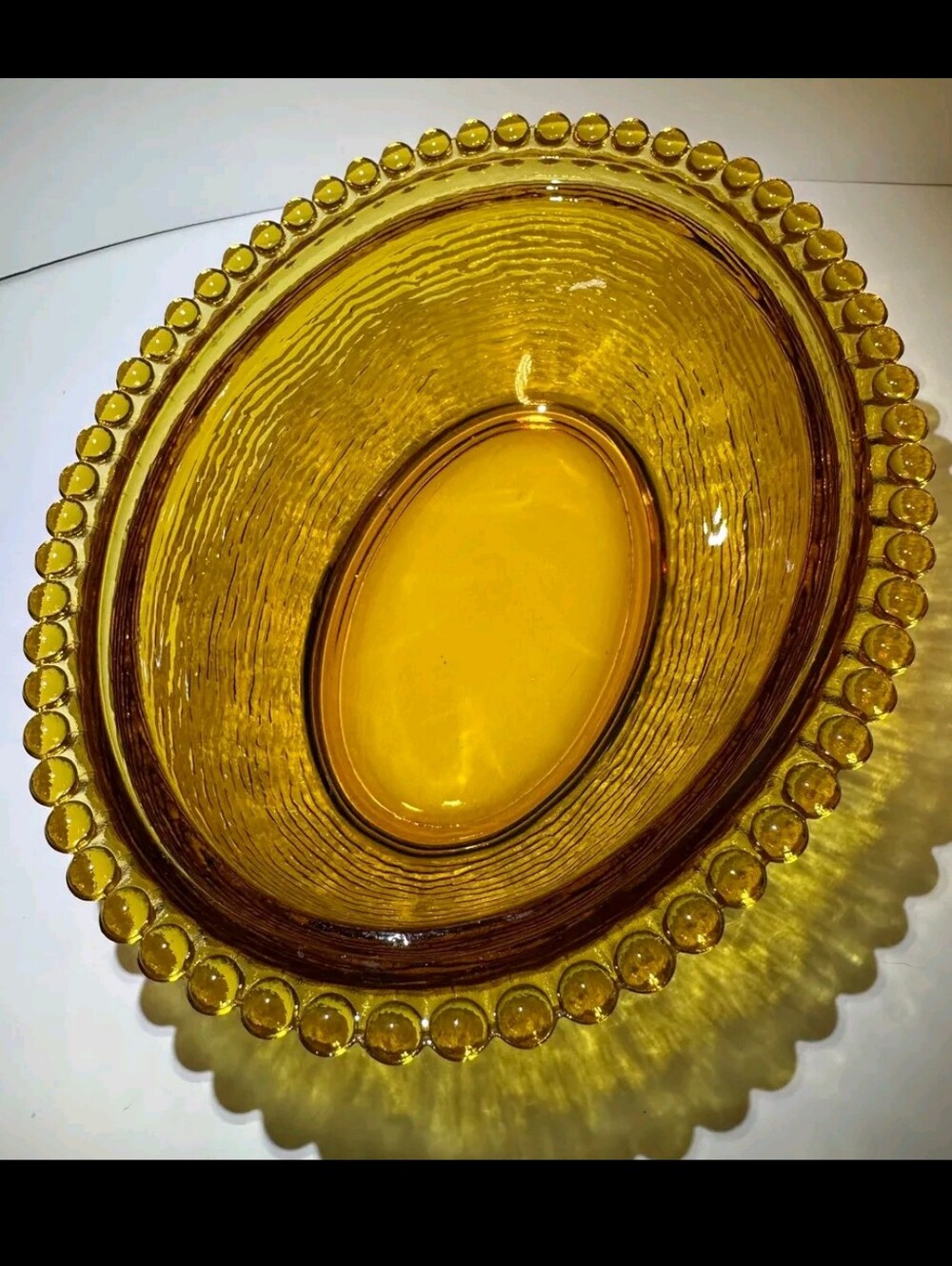 Indiana Glass Amber Hen In A Basket Covered Candy/ Trinket Dish - Picture 4 of 8